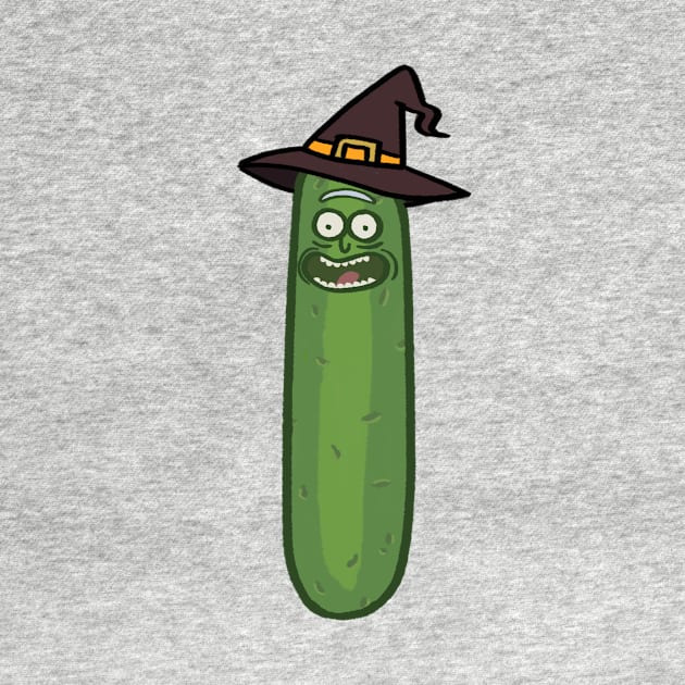 Halloween pickle cartoon by ballooonfish